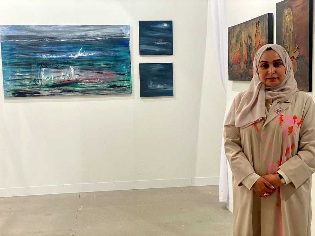 Booth S21 Abu Dhabi Art 2023 hosts Aisha Alabbar Gallery | Photos