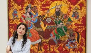Fatemeh Ahmadian and the Beautiful Sorceress; Reimagining “Rostam’s Fourth Trial” Between Myth, Temptation, and Contemporary Art