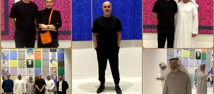 Artworks of Morteza Darehbaghi at Foundry Downtown Dubai - Photos