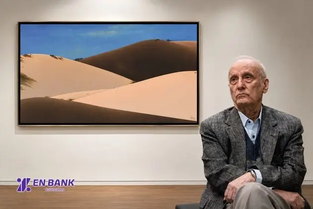 Jalal Shabahangi’s Mountains in the Novin Gallery Collection of Eghtesad Novin Bank: The Geometry of Silence in Sand Dunes