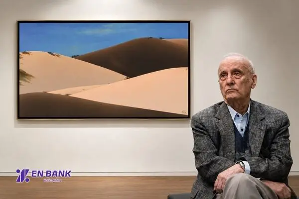 Jalal Shabahangi’s Mountains in the Novin Gallery Collection of Eghtesad Novin Bank: The Geometry of Silence in Sand Dunes