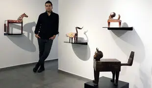 Ahad Ghadiri at Mojdeh Gallery: Sculptures Moving Between Myth, Everyday Life, and the Language of Painting / An Environmental Reading