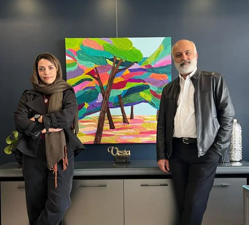Hamidreza Shafiei and a Dream-Colored World in Elham Azimi’s Painting