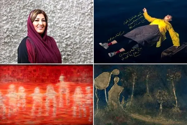 Highlights of the works of the famous Emirati artist Nujoom Alghanem