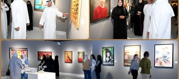 Qatari Minister of Culture Opens 'From Qatar 2023' art exhibition