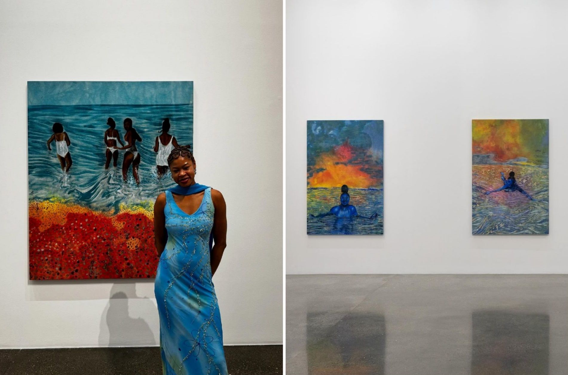 A closer look at the new solo show by Sola Olulode at Lawrie Shabibi