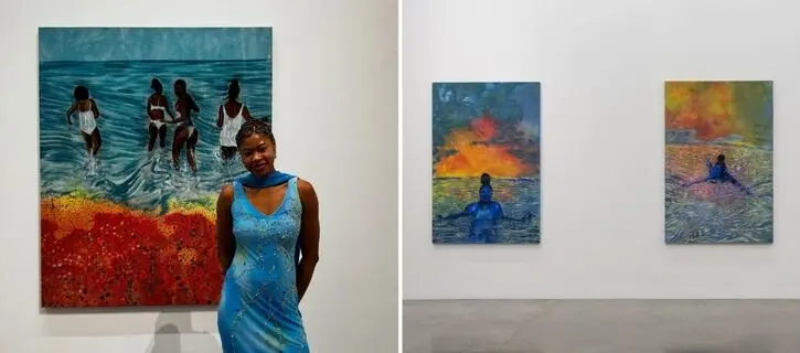 A closer look at the new solo show by Sola Olulode at Lawrie Shabibi