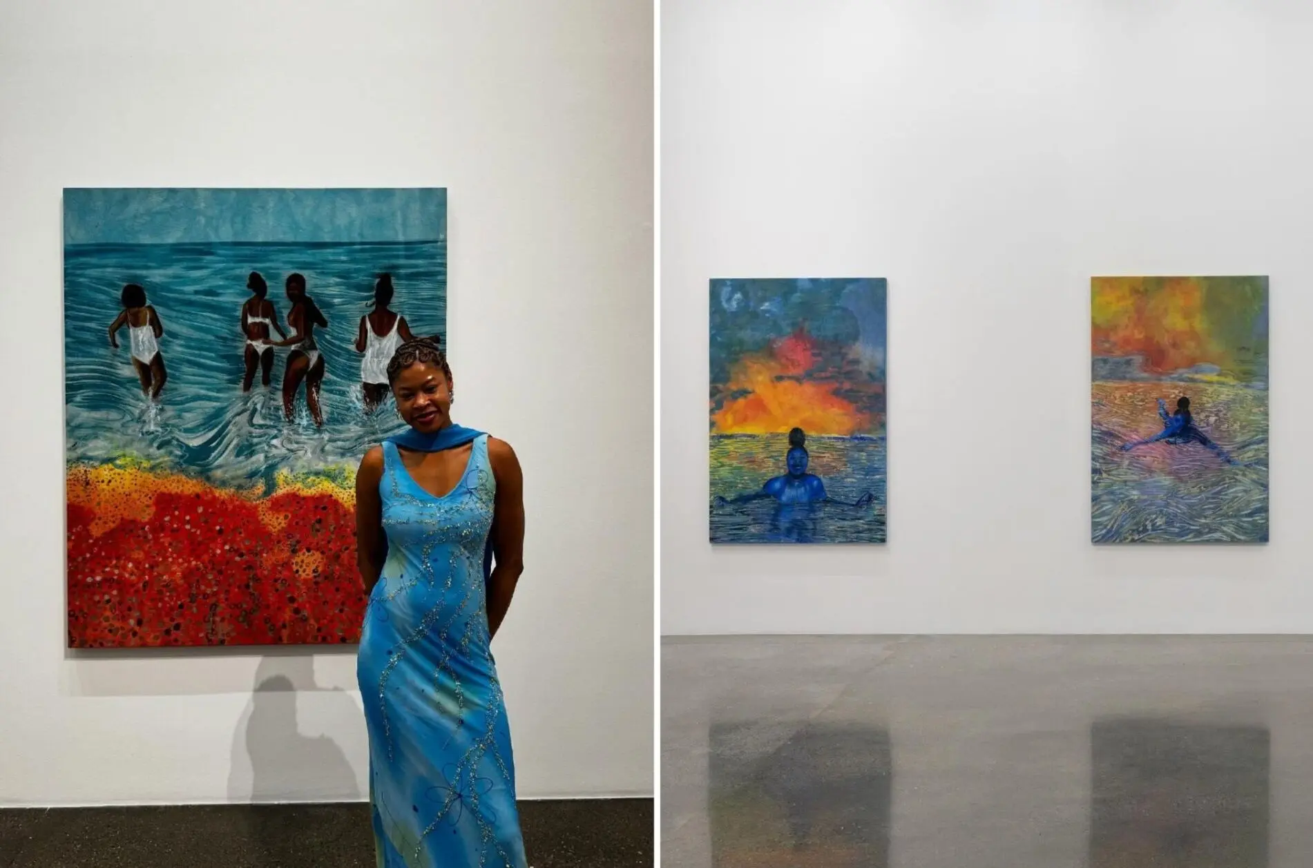 A closer look at the new solo show by Sola Olulode at Lawrie Shabibi
