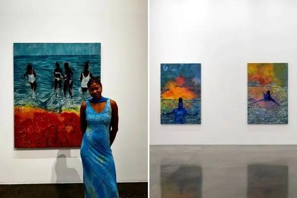 A closer look at the new solo show by Sola Olulode at Lawrie Shabibi
