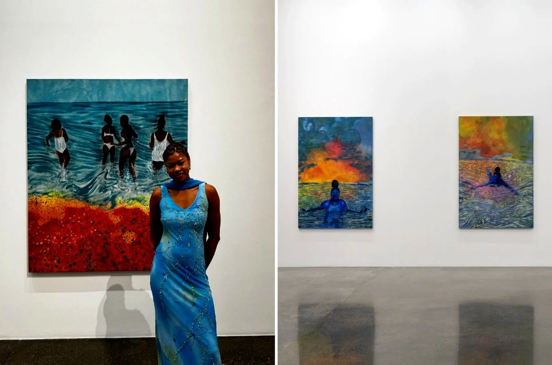 A closer look at the new solo show by Sola Olulode at Lawrie Shabibi