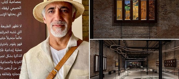 Abdullah Al Saadi explains how he made his works for the Venice Biennale