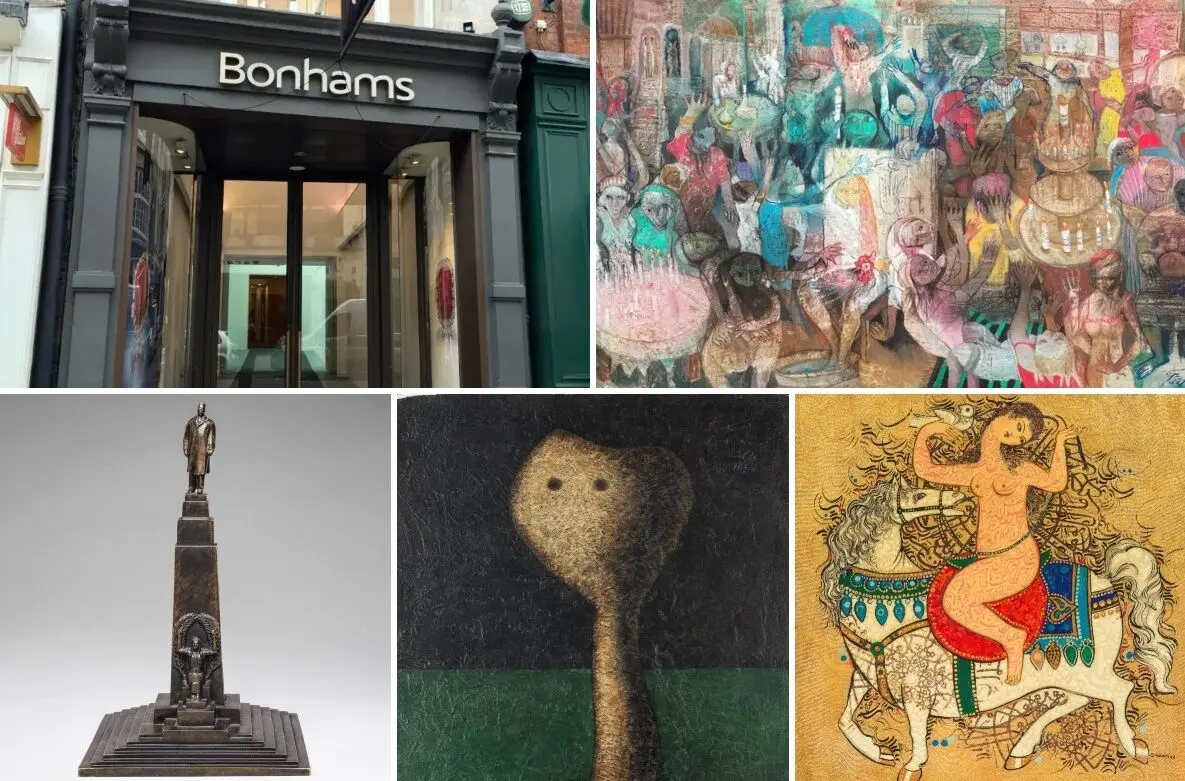 114 works by Middle Eastern artists will be auctioned at Bonhams New Bond Street