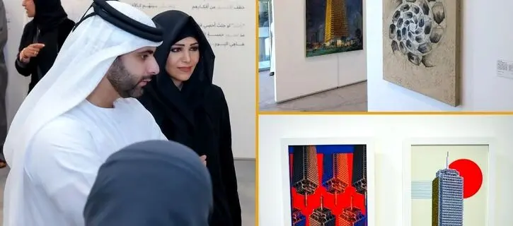 Sheikh Mansoor bin Mohammed inaugurates Burj Rashid Exhibition in the presence of Sheikha Latifa