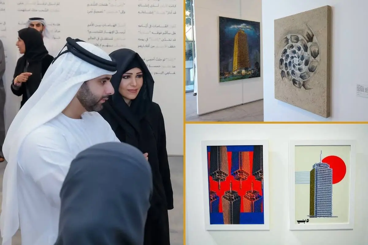 Sheikh Mansoor bin Mohammed inaugurates Burj Rashid Exhibition in the presence of Sheikha Latifa