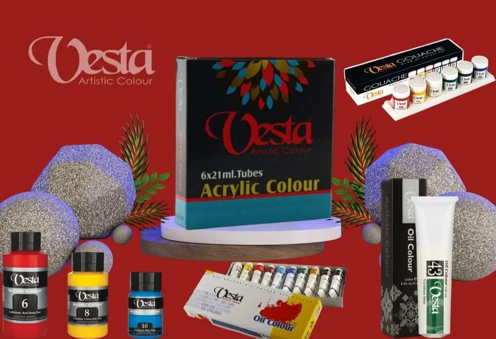 Vesta Color and 353 Well-liked Items/ From Oil Color to Acrylic ...