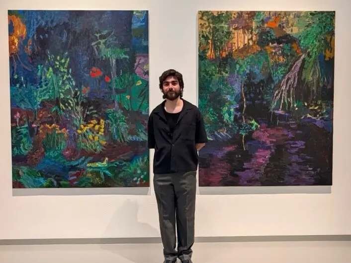 Allusive Veil exhibition by Hisham Sharif is on view at Ayyam Gallery