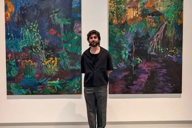 Allusive Veil exhibition by Hisham Sharif is on view at Ayyam Gallery