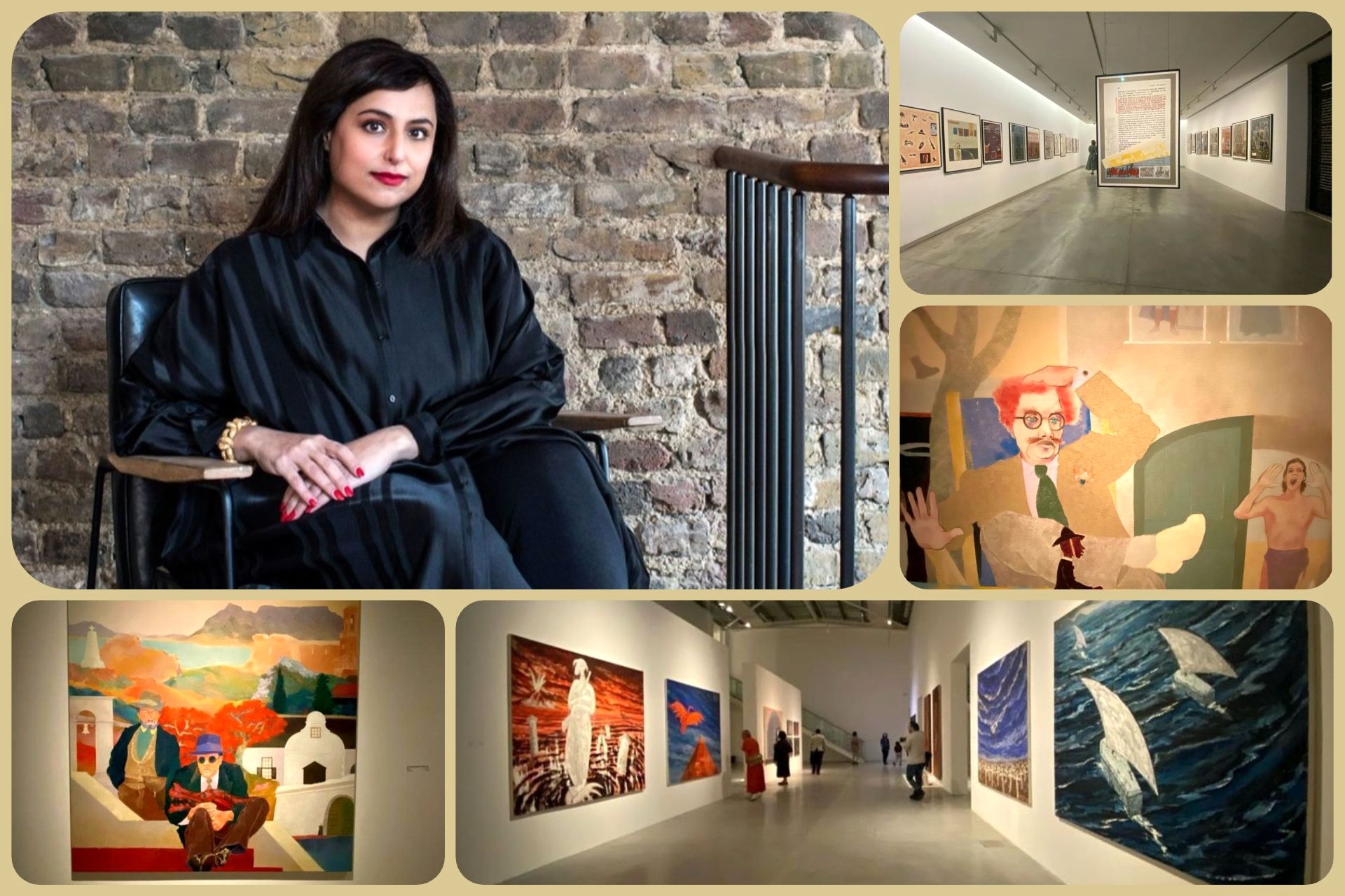 Sheikha Hoor Al Qasimi praised the Gavin Jantjes exhibition at Sharjah Art Foundation