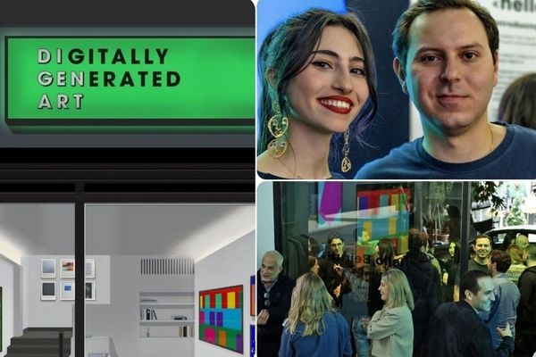 Alex Rayes and Camille Hajjar launch Digitally Generated Art in Beirut