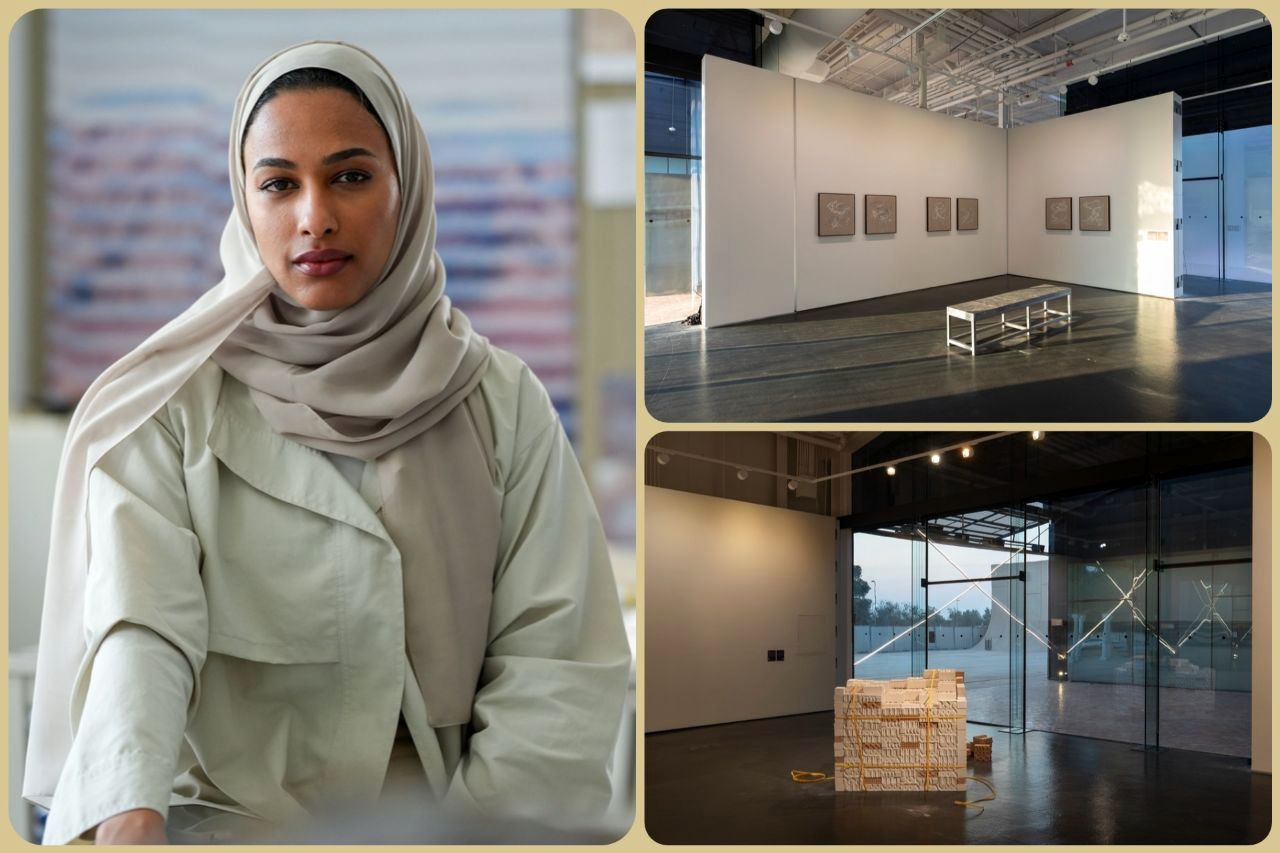 Asma Belhamar has presented the works inspired by the UAE’s architectural history at 421 - Photos