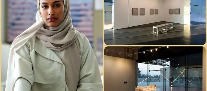Asma Belhamar has presented the works inspired by the UAE’s architectural history at 421 - Photos