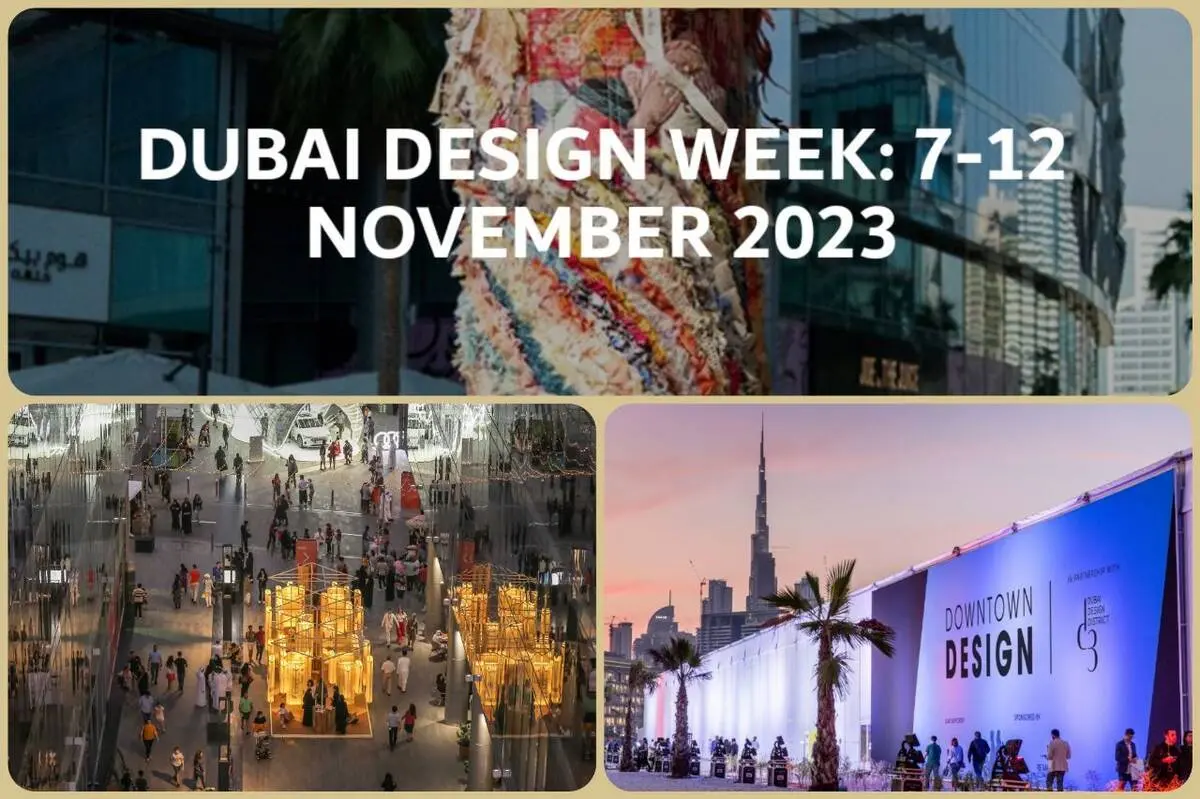 Dubai Design Week started with the presence of more than 500 designers, architects and creative practitioners