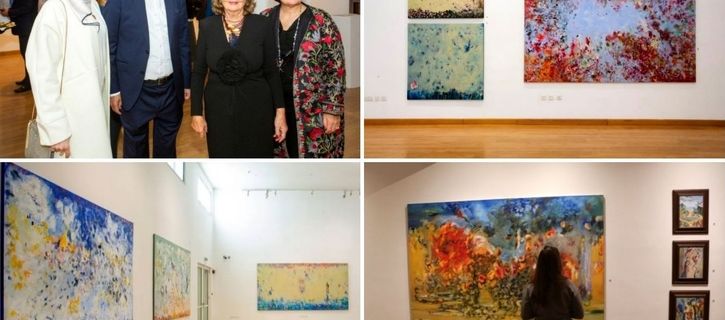 'Manifestations' exhibition by Hind Nasser at Jordan National Gallery of Fine Arts - in pictures