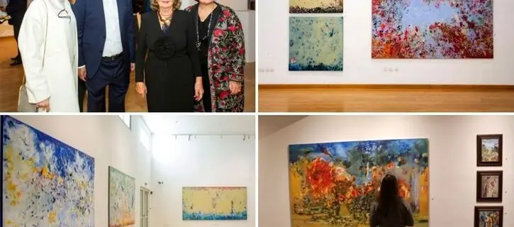 'Manifestations' exhibition by Hind Nasser at Jordan National Gallery of Fine Arts - in pictures