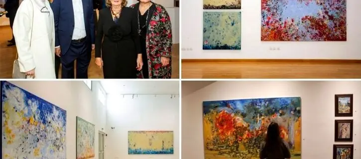 'Manifestations' exhibition by Hind Nasser at Jordan National Gallery of Fine Arts - in pictures