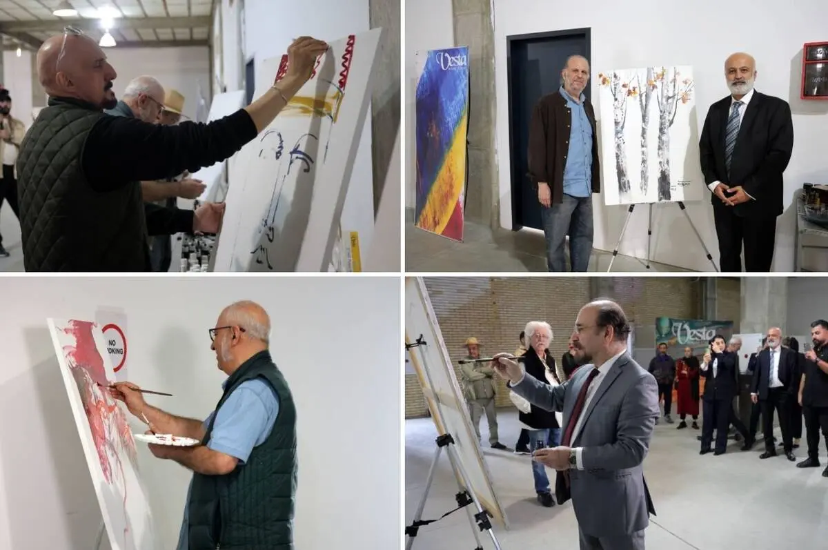 Artists Creating Art at the Vesta Color Factory – Video