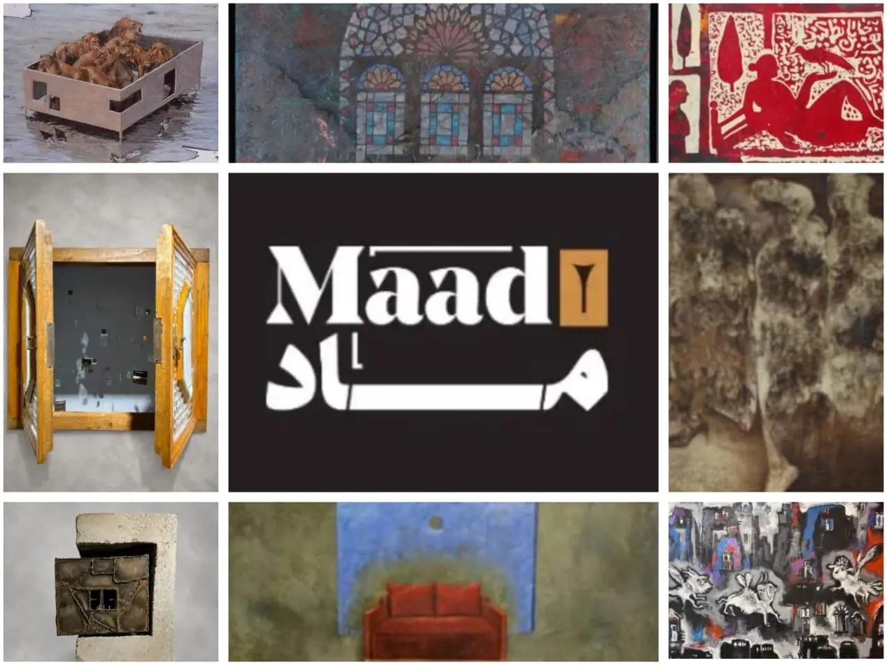 22 New Works Created on the Curator’s Commission for MAAD Gallery at Tehran Art Month