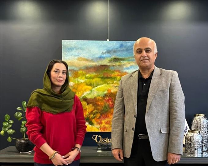 Hamidreza Shafiei Discusses Hamideh Hajjar's Environmental Painting Action