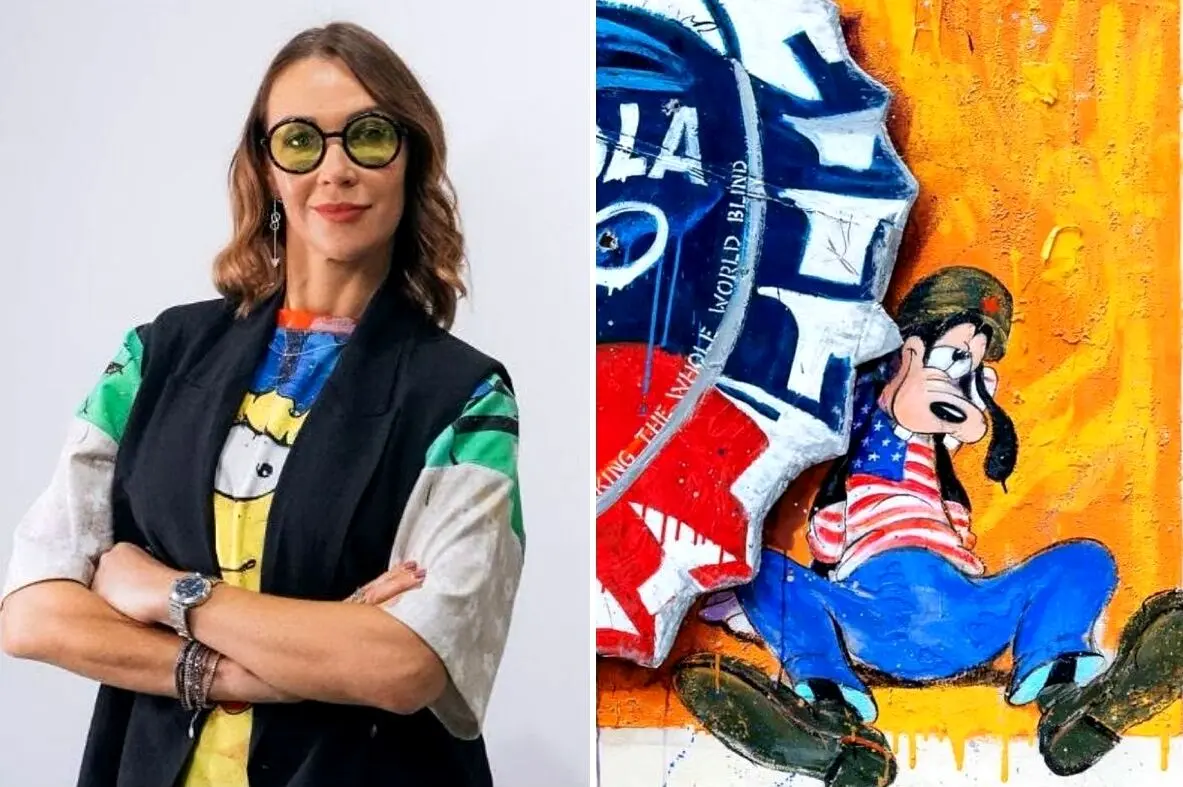 The Power of Color: A Celebration of Life and Art at Firetti Contemporary / analysis of an artwork 