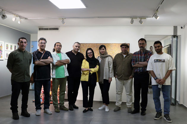 In pictures: “Crowding” at Mojdeh Art Gallery featuring 15 artists