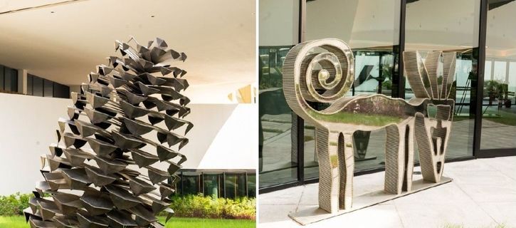 A look at the latest sculptures at the HUNA Sculpture Park
