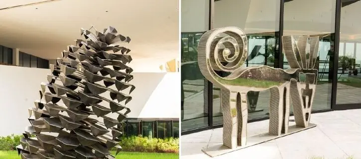 A look at the latest sculptures at the HUNA Sculpture Park