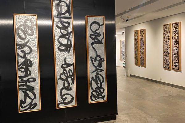 Photos: Pokras Lampas's exhibition at Opera Gallery DIFC Dubai