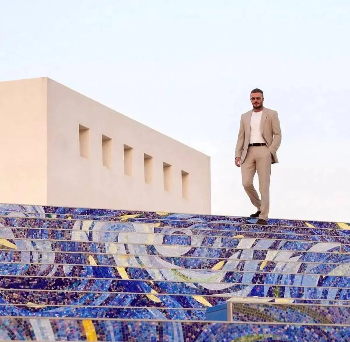 David Beckham Ahead of Art Basel Doha : One City, 90 Minutes, and a New Cultural Landmark