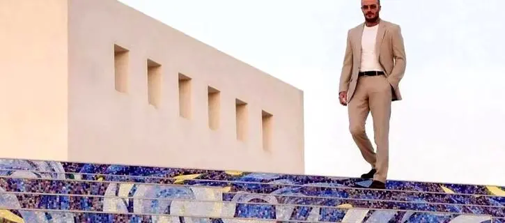 David Beckham Ahead of Art Basel Doha : One City, 90 Minutes, and a New Cultural Landmark