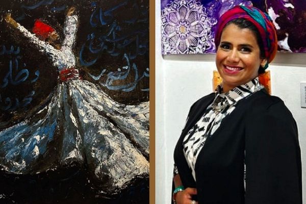 Abrar S. Sultan exhibits two artworks at Rome art fair