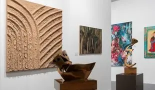From Parviz Tanavoli to Monir Shahroudy Farmanfarmaian: Leila Heller Gallery unveils a diverse selection of works at Abu Dhabi Art 2025