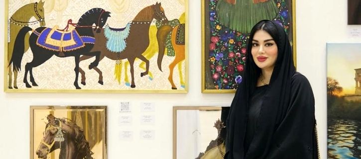 Art Alongside Science; Shahrzad Tahery and the Painting Exhibition at Islamic Azad University Dubai