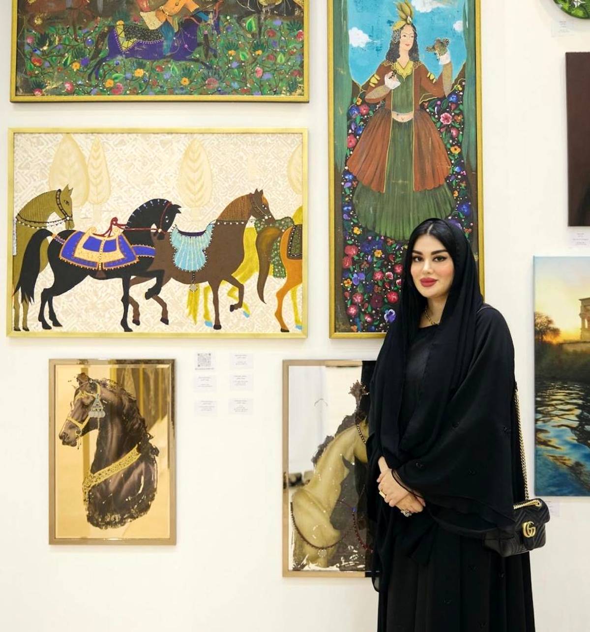 Art Alongside Science; Shahrzad Tahery and the Painting Exhibition at Islamic Azad University Dubai