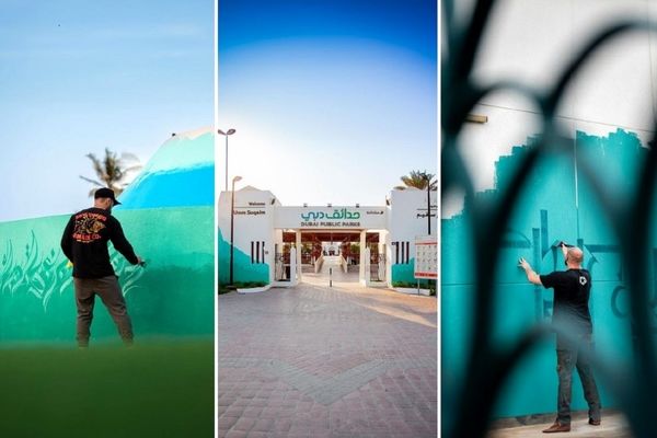 Look: three artistic murals for public parks in Dubai