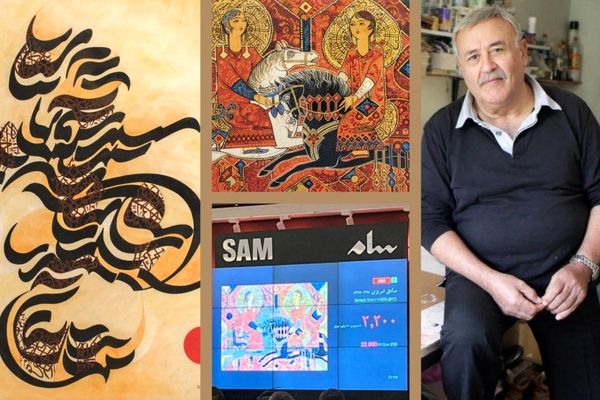 7 Works of Art Sold at Auctions in 7 Months by Sadegh Tabrizi