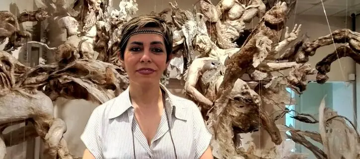 Vohu-Manah (Vohuman) in Bundahishn by Elham Fallahi :The Wounded Guardian of Waters, Raha Gallery Collection