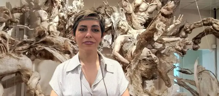 Vohu-Manah (Vohuman) in Bundahishn by Elham Fallahi :The Wounded Guardian of Waters, Raha Gallery Collection