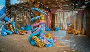 A poetic moment suspended in time: Shama Al Hamed’s new installation at Abu Dhabi Art 2025