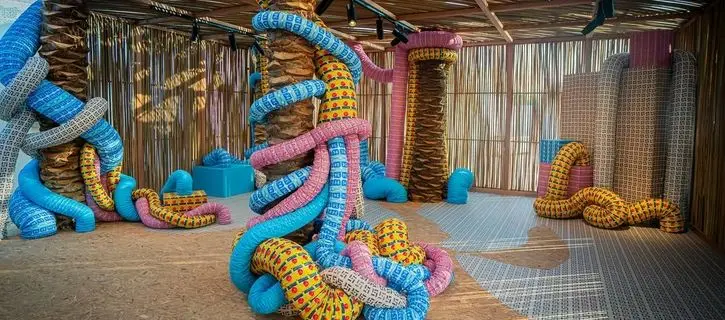 A poetic moment suspended in time: Shama Al Hamed’s new installation at Abu Dhabi Art 2025