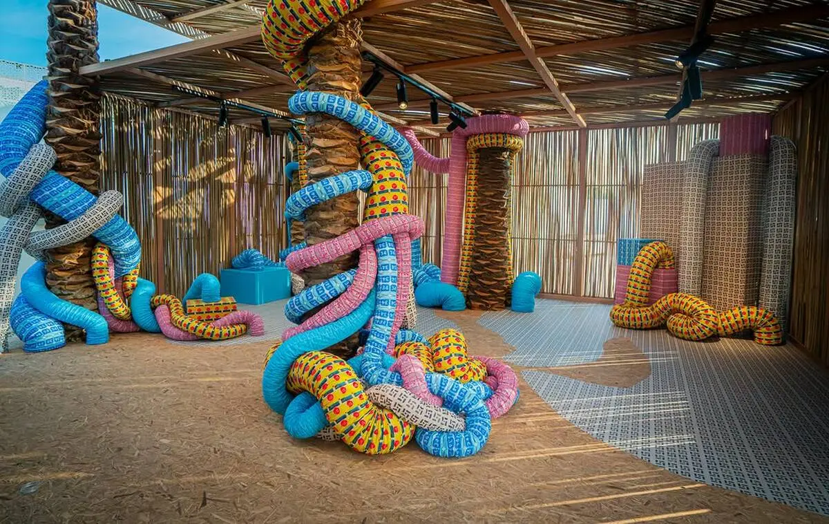 A poetic moment suspended in time: Shama Al Hamed’s new installation at Abu Dhabi Art 2025
